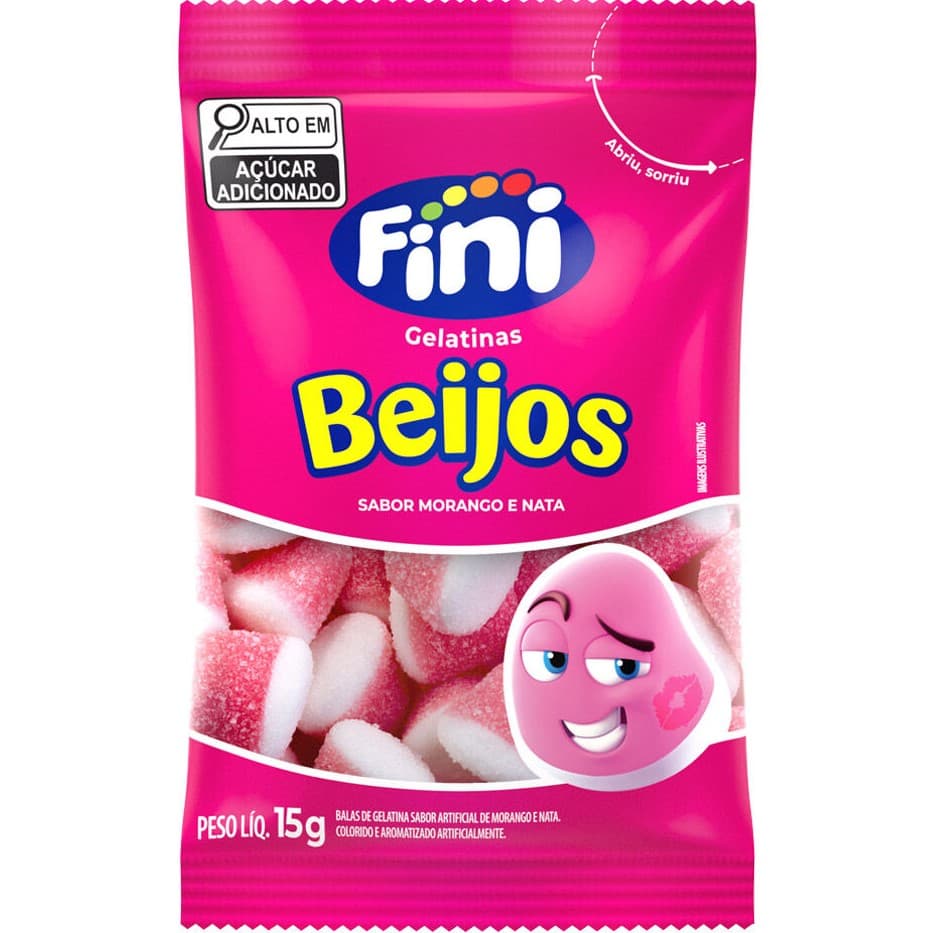 Bala Fini Beijos 15g