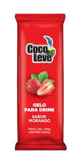 Gelo Coco Leve Morango 190g