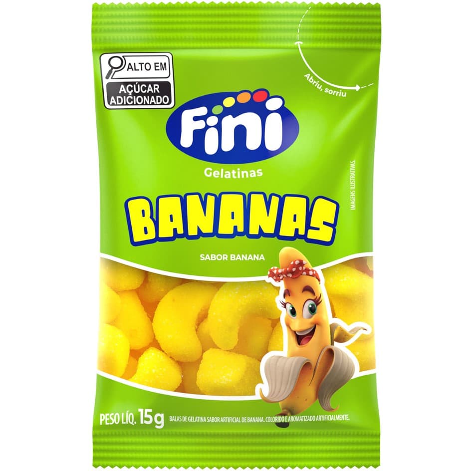Bala Fini Bananas 15g