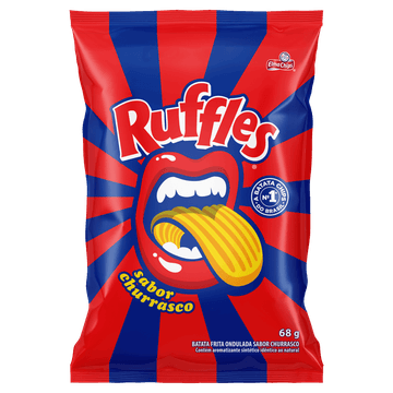 Batata Chips Churrasco Ruffles 68g